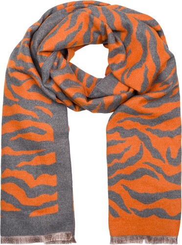 Foulard femme motif zèbre