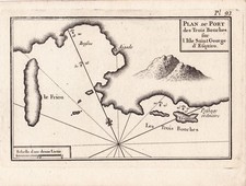 Gravure XVIIIe Île de Skyros