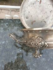 Ancien Chauffe plat en métal