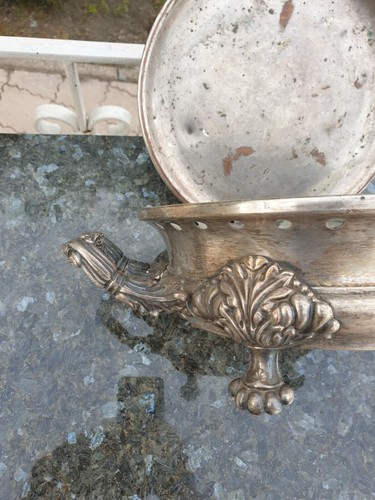 Ancien chauffe plat métal - ancien,