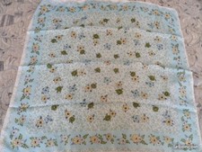 FOULARD SOIE VINTAGE A PETITES