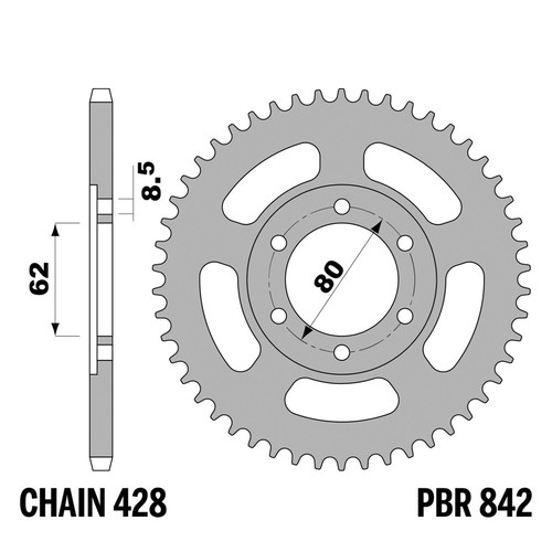 Yamaha 175 pignon - ty,