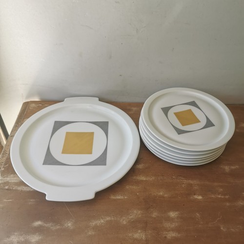 Assiettes dessert plat - 6, À