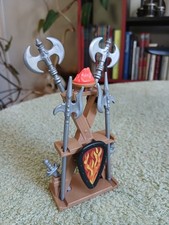 Moyen-Age PLAYMOBIL Présentoir armes médiévales N°2 - Hallebardes, épées, haches