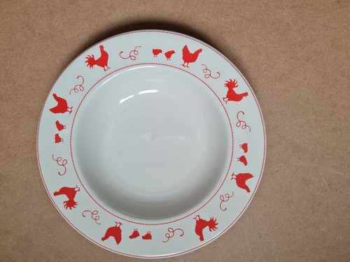 Assiette creuse barbier - assiette, motif