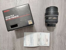 Objectif Sigma 10mm f2.8