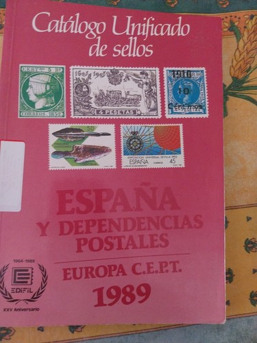 Catalogue timbres espagne 1989 - catalogue,