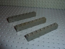 Lego brick 1x8 olddkgray - 3,