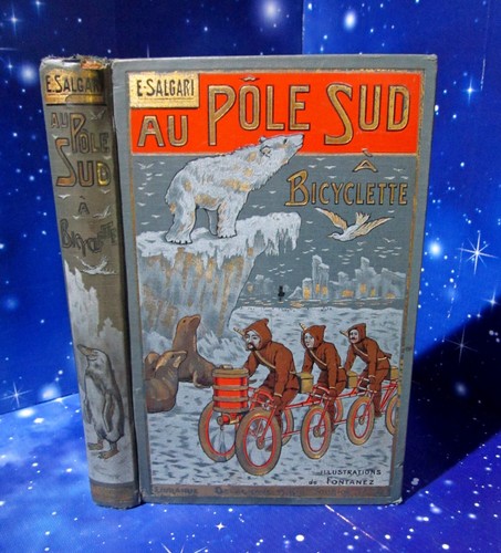 Pôle sud bicyclette - pôle,