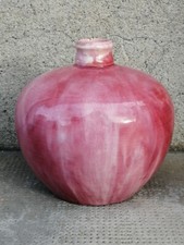 Vase boule céramique  rose