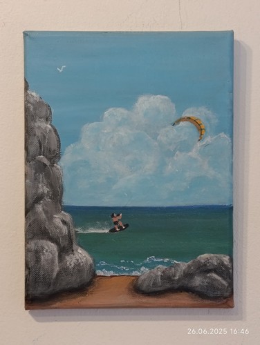 Vacances mer tableau - à,