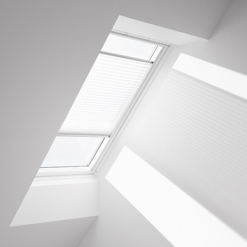 Store plissé blanc - plissé, 78x98