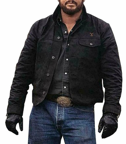Veste jean noir homme - en,