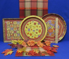 Autumn Harvest Plaid Table