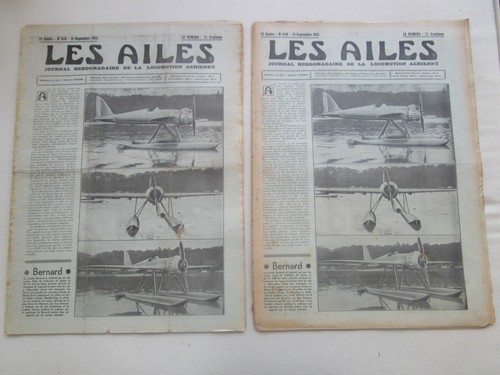Ailes 1933 640 - 1933, hydravion