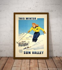 Sun valley vintage - vintage, affiche
