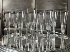 Art Populaire 10 Flûtes Verre