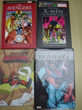 marvel comics bd lot 4 albums cartonnés avengers,x-men encyclopédie marvel