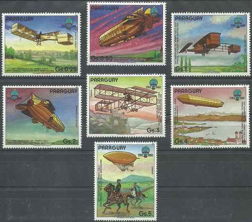 Timbres avions dirigeables - avions,