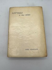 Lettres à ma mère - Paul Léautaud - 1956, EO