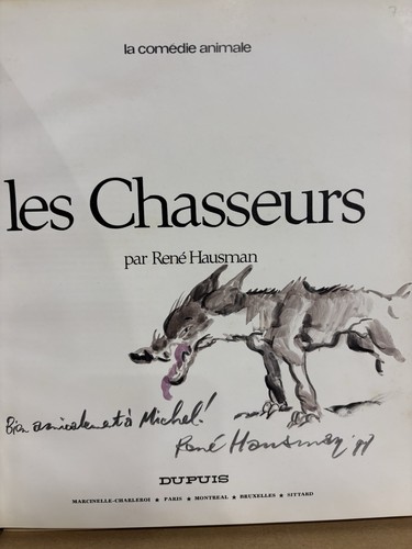 Livre les chasseurs dédicace - livre,
