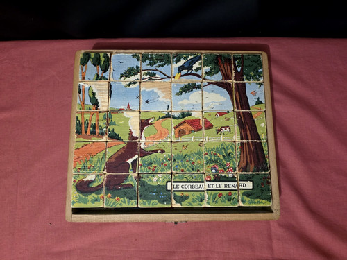 Ancien jeu cubes - de, bois