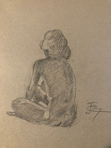 Ancien dessin crayon - dessin,