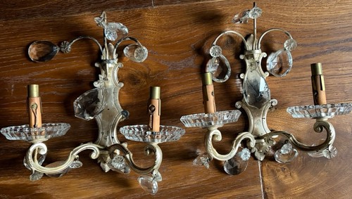 Paire appliques anciennes - d’appliques,