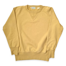 New LVC Levi's Vintage Clothing Bay Meadows Sweatshirt Yellow Size M