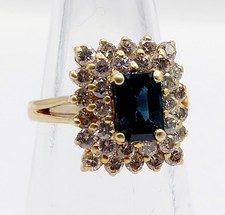 Bague pompadour vintage or 18k
