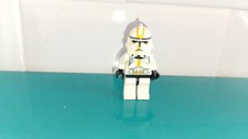 Lego minifig figurine star wars clone trooper jaune 327th star corps du set 7655