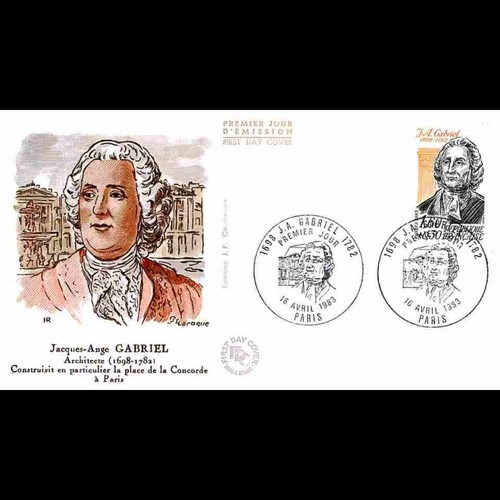 Fdc jacques ange gabriel - fdc, jacques-ange