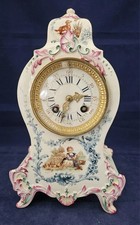 Superbe pendule en faïence de