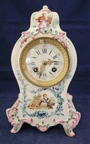 Superbe pendule faïence de - superbe,