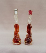 2 BOUTEILLES MINIATURES  LEGRAS ACROBATE LIQUEUR CAZANOVE CACAO CHERRY BRANDY