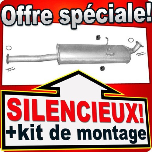 Silencieux intermédiaire pour - silencieux,
