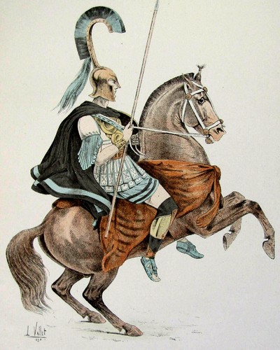 Grèce antique hoplite à - :,