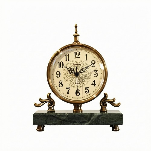 Horloge table base - base, marbrée