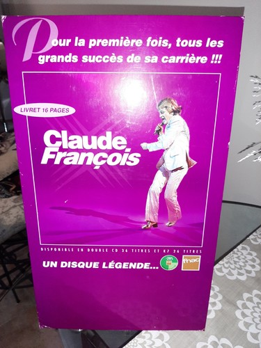 Claude francois rare plv 30x50 - francois,