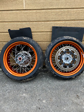 Jantes supermot 690 SMCR ktm très bon état supermot orange noir
