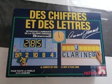 Jeu des chiffres et des lettres. 1987 NATHAN . 8 ans 2-6 COMPLET N'1