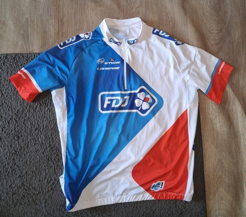 Maillot cycliste fdj twin - maillot, b'twin