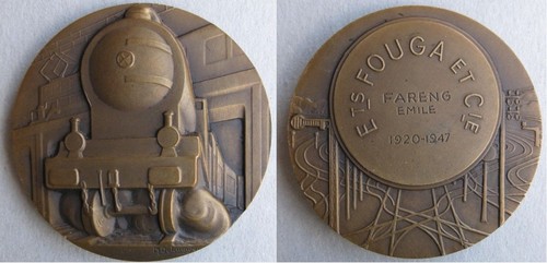 Médaille ets fouga cie - fouga,