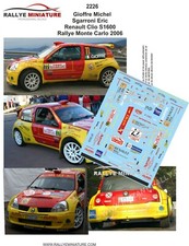 DECALS 1/43 REF 2226 RENAULT