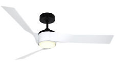 Éco Ventilateur plafond avec Lumière LED & Télécommande DC Révolution Noir Blanc