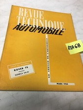 Rover 75 , Someca DA-50 Revue Technique Automobile RTA édition 1954