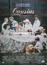 COUSINS 1989 vintage original French movie poster