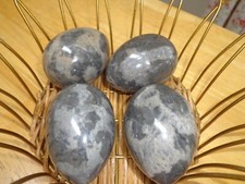 4 Assorted GRAY Alabaster