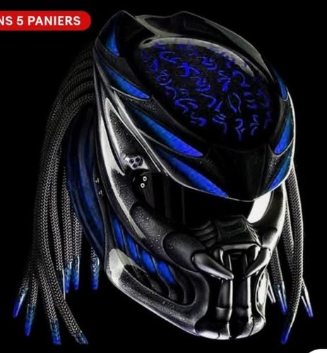 Casque moto predator noir - casque,