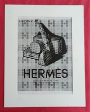 Publicité de Presse: Bagagerie Toile HERMES - Automobile Huile SPIDOLEINE 1931